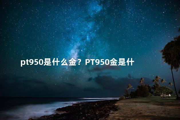 pt950是什么金？PT950金是什么？解析950白金的含金纯度