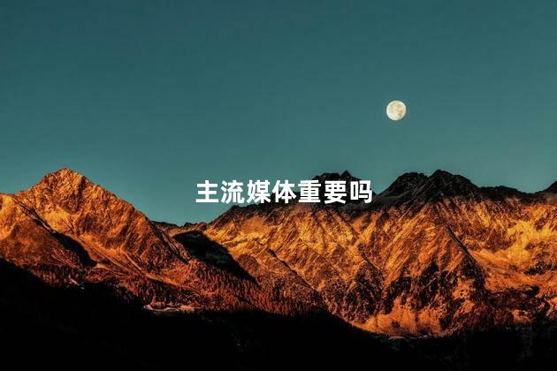 主流媒体重要吗