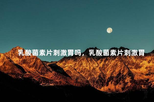 乳酸菌素片刺激胃吗，乳酸菌素片刺激胃酸分泌吗