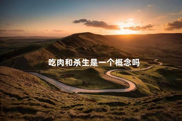 吃肉和杀生是一个概念吗，吃肉算不算杀生