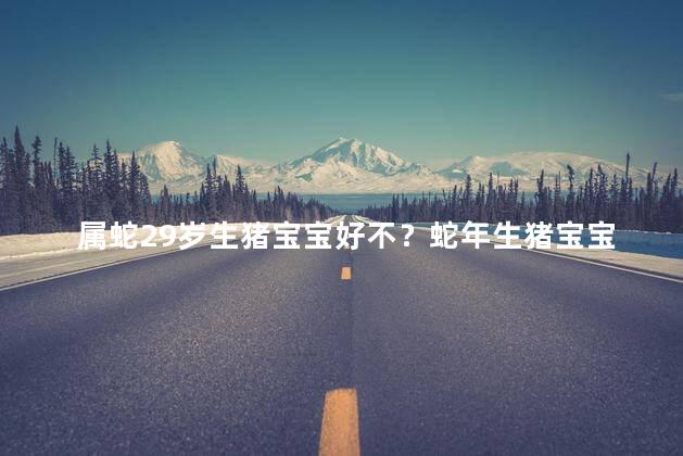 属蛇29岁生猪宝宝好不？蛇年生猪宝宝，惊喜重叠