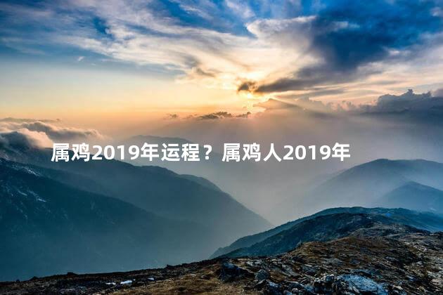 属鸡2019年运程？属鸡人2019年运势揭晓：吉祥如意，浑身充满好运！