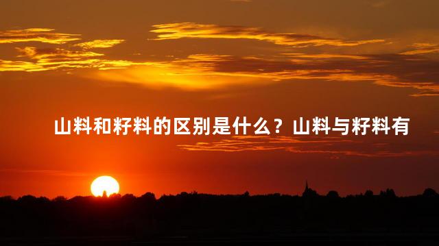 山料和籽料的区别是什么？山料与籽料有何区别？原料类型简述