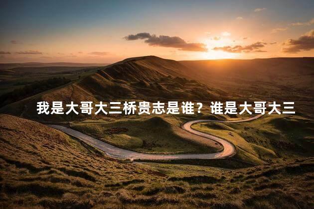 我是大哥大三桥贵志是谁？谁是大哥大三桥贵志？新闻报道揭秘真相