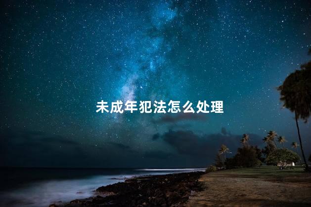 未成年犯法怎么处理，不满14周岁犯罪不负刑责吗