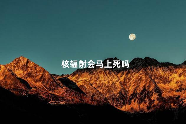 核辐射会马上死吗