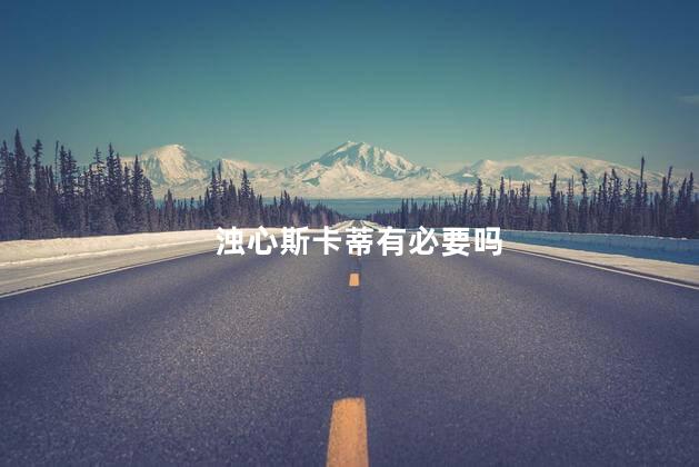浊心斯卡蒂有必要吗
