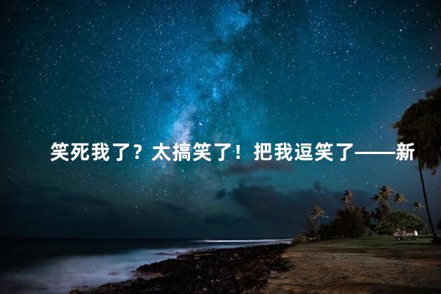 笑死我了？太搞笑了！把我逗笑了——新标题！