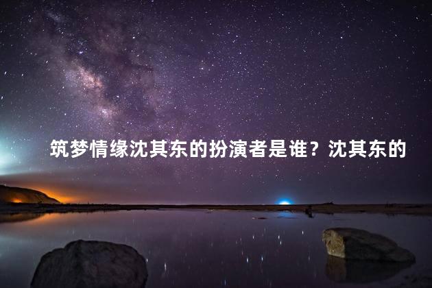 筑梦情缘沈其东的扮演者是谁？沈其东的扮演者是谁？新标题：揭晓沈其东扮演者！