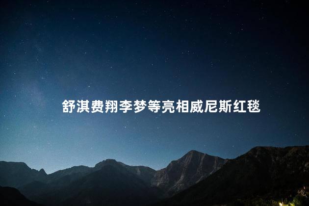 舒淇费翔李梦等亮相威尼斯红毯 威尼斯电影节的一大亮点