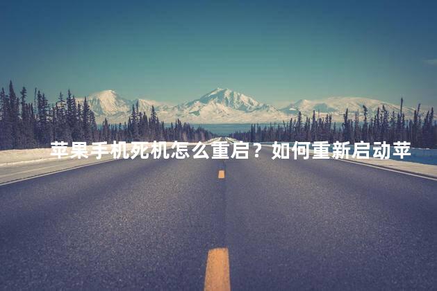 苹果手机死机怎么重启？如何重新启动苹果手机以解决死机问题